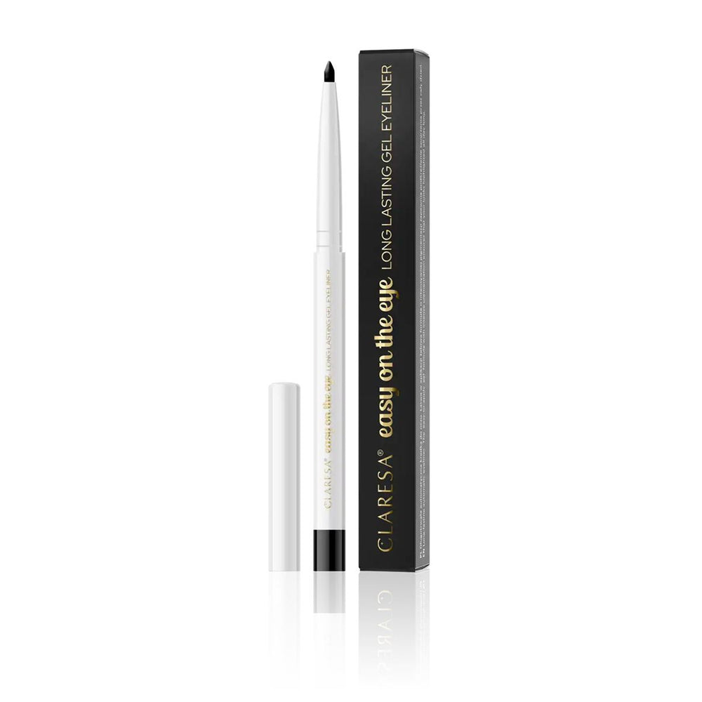 Claresa oogvriendelijke, langdurige gel eyeliner 01 zwarte tulp