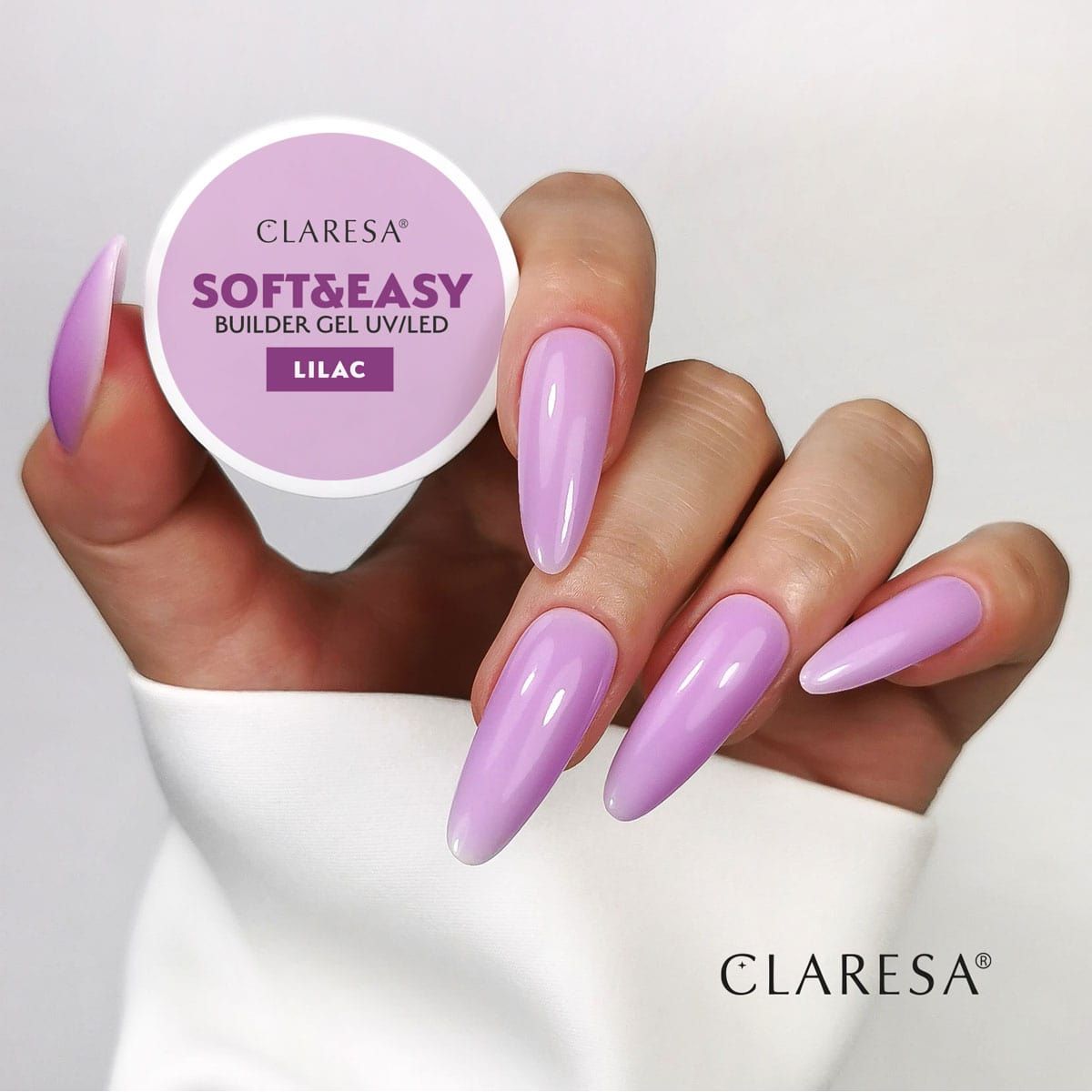 Claresa keratine soft easy builder gel lila 45gr.