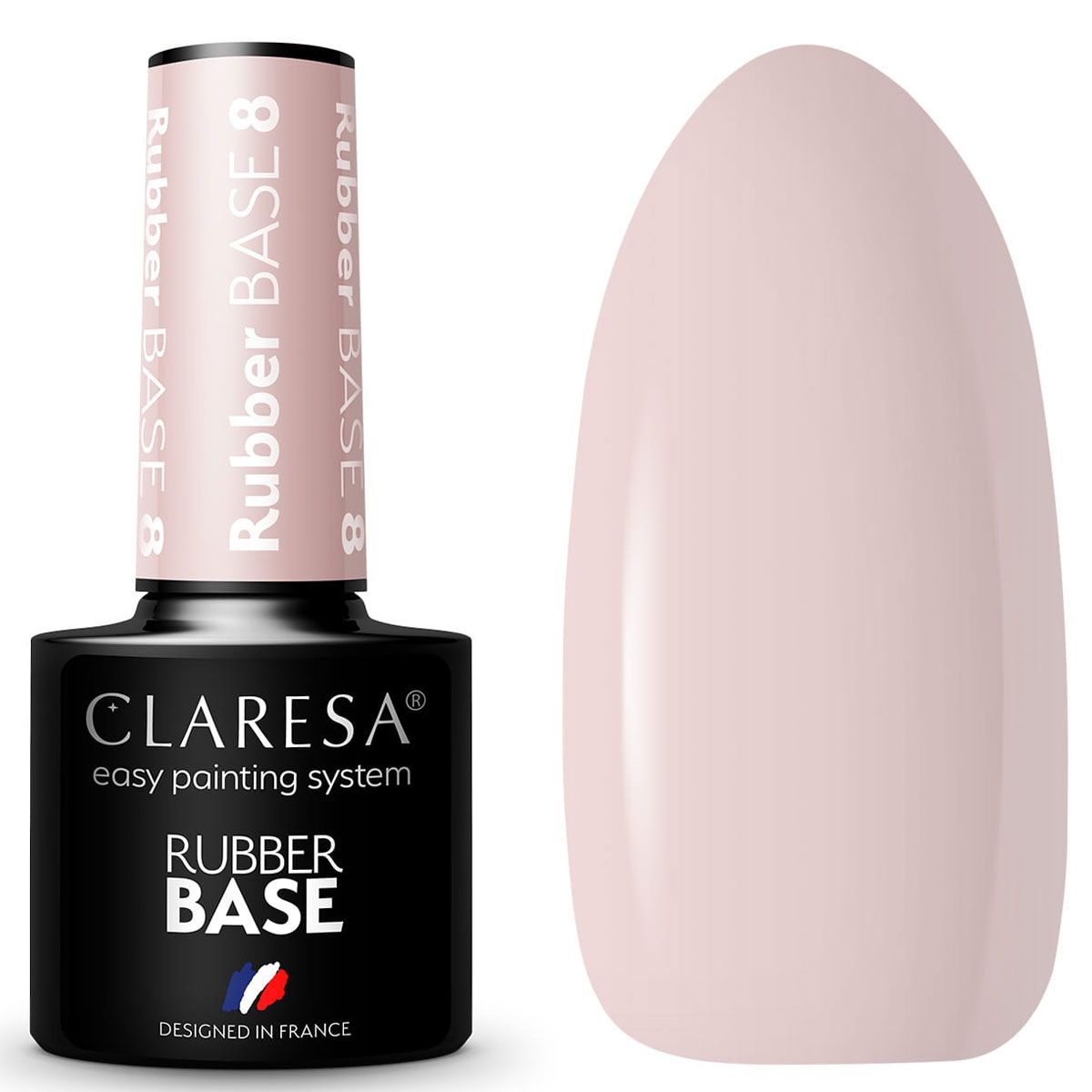 Claresa rubber basislaag 5ml 8