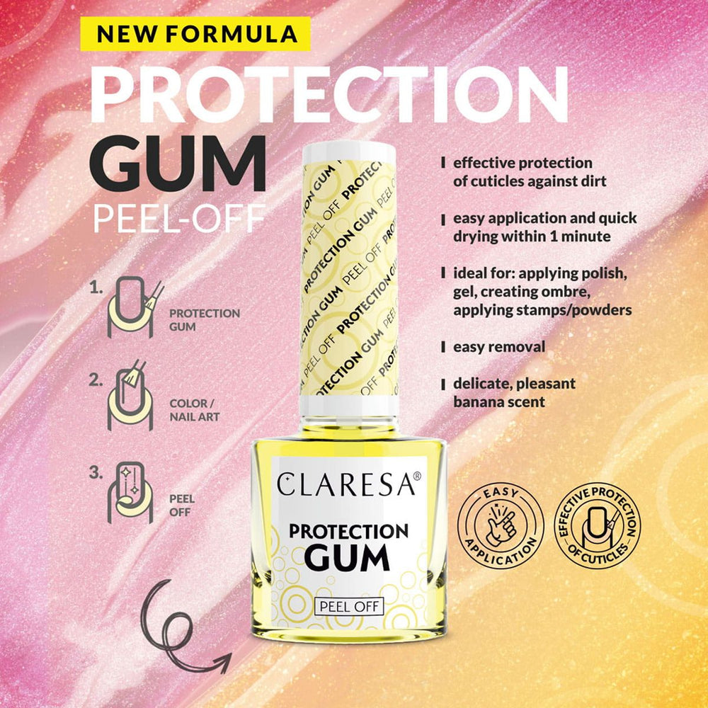 Claresa beschermingsgom peel off 5ml