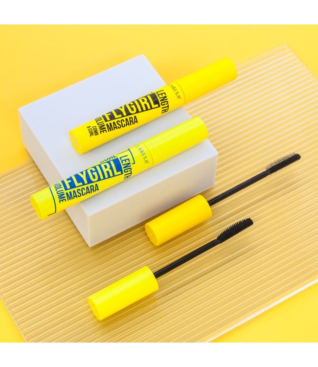 Claresa flygirl curl, lenght volume mascara zwart 10ml