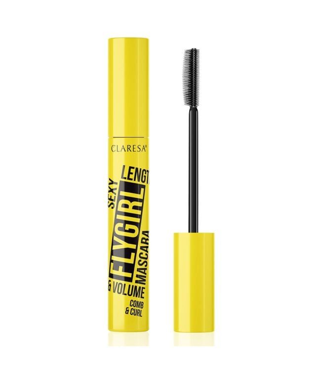 Claresa flygirl kam curl sexy lengte volume mascara zwart 10ml