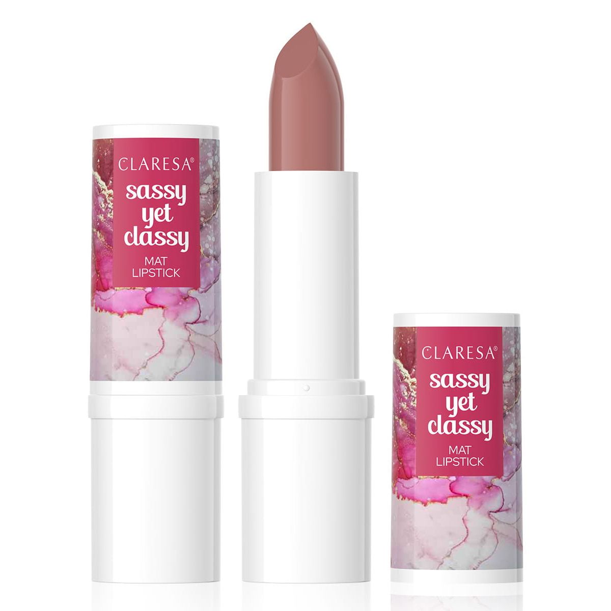 Claresa matte lippenstift, pittig maar stijlvol, 12 groovy 4ml