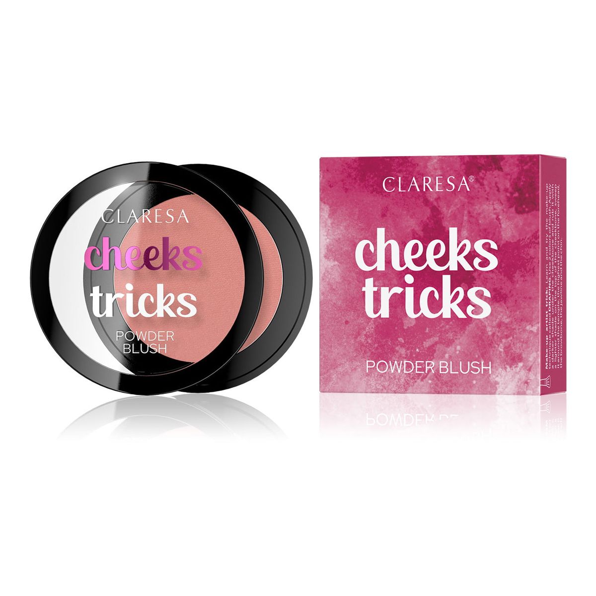 Claresa cheeks tricks powder blush 01 charm 4gr.
