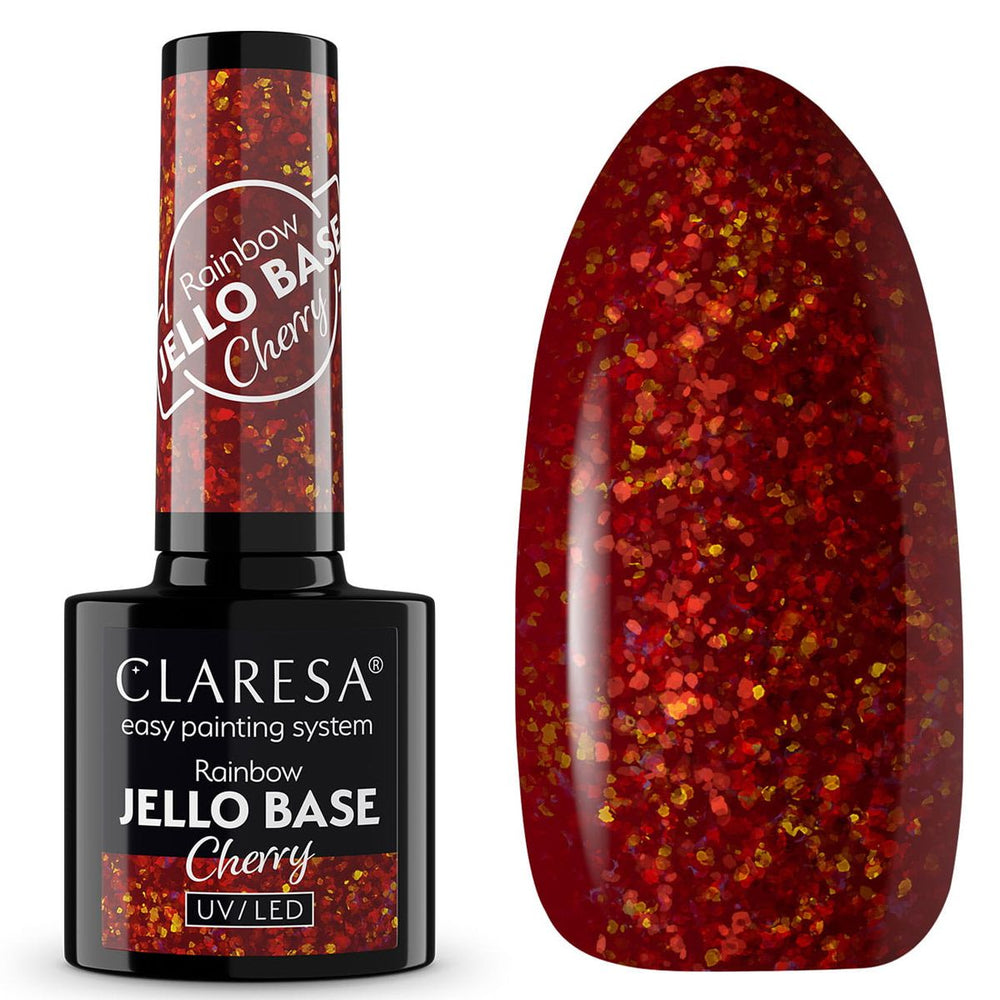 Claresa regenboog jello basislaag kersen 5ml