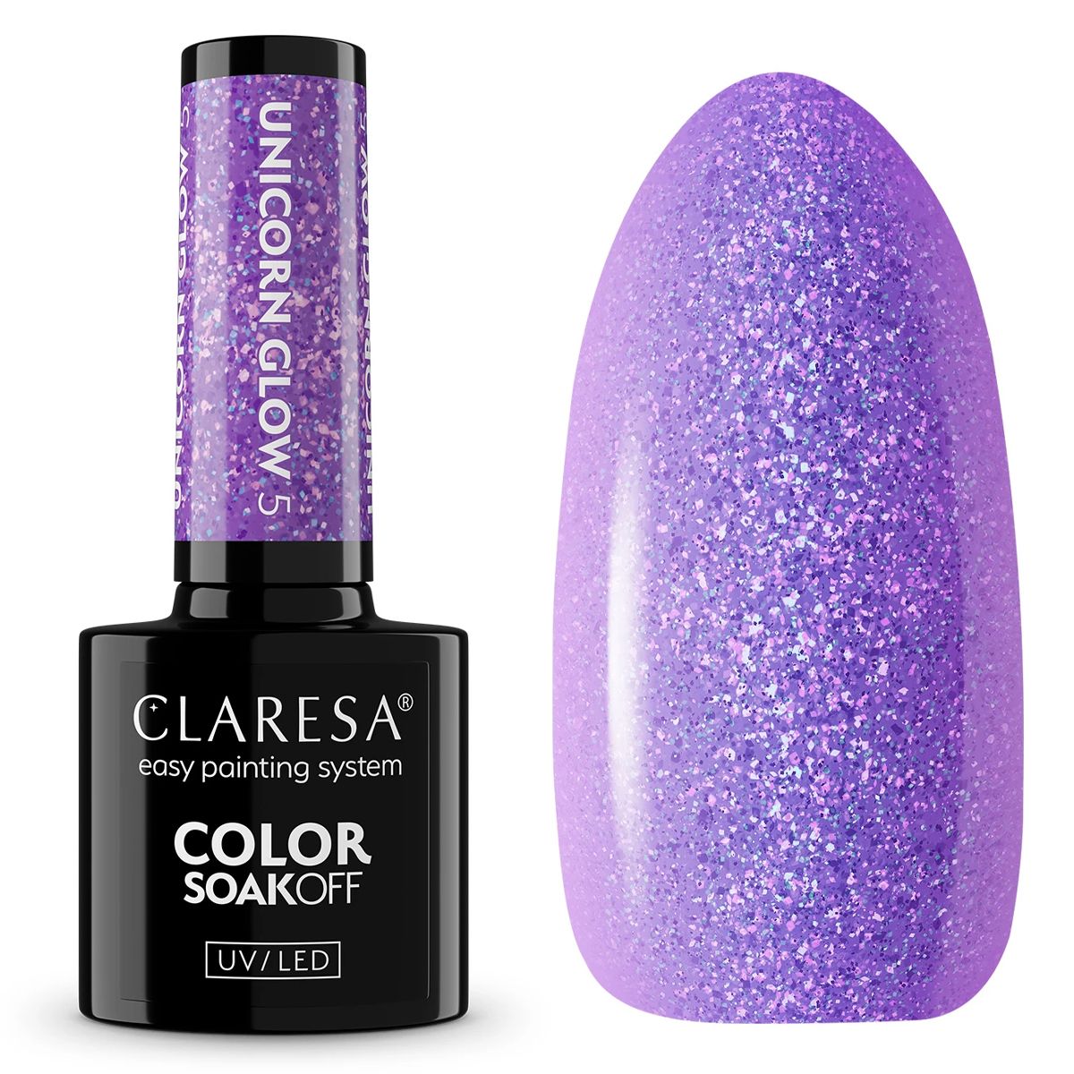 Claresa uv led gellak 5ml eenhoorngloed 5