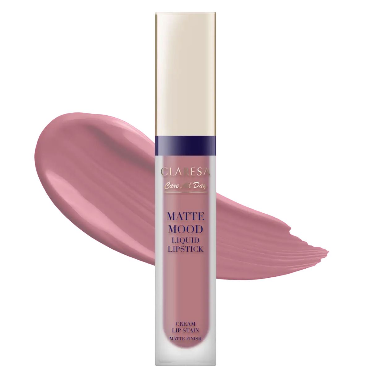 Claresa matte mood vloeibare lippenstift 01 joyfull 7ml