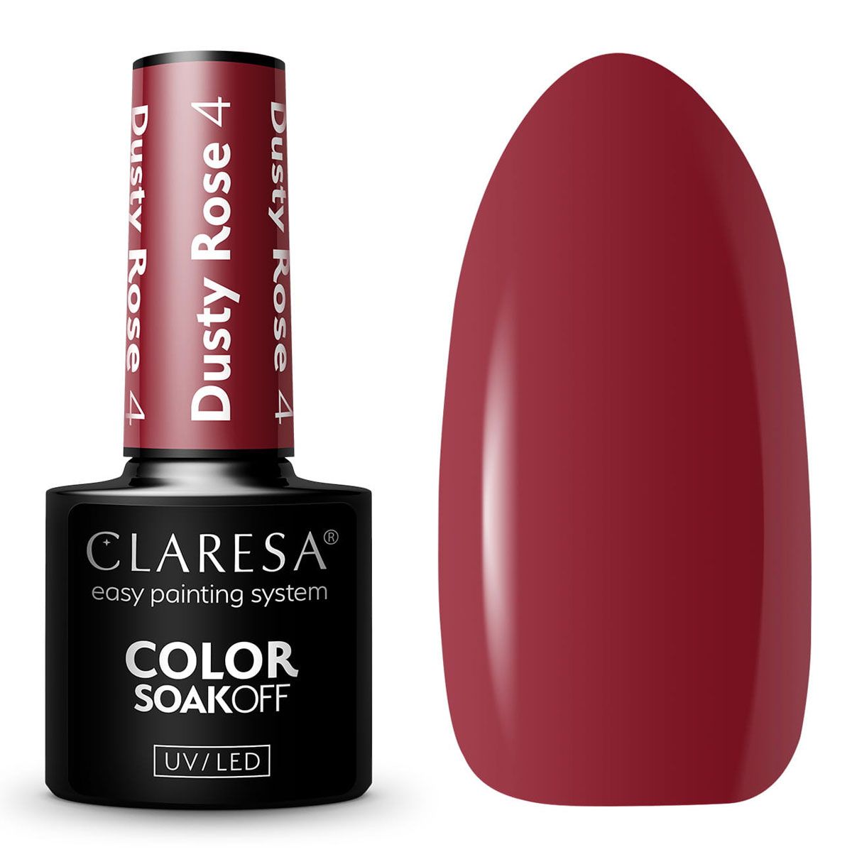Claresa uv led gellak 5ml dusty rose 4
