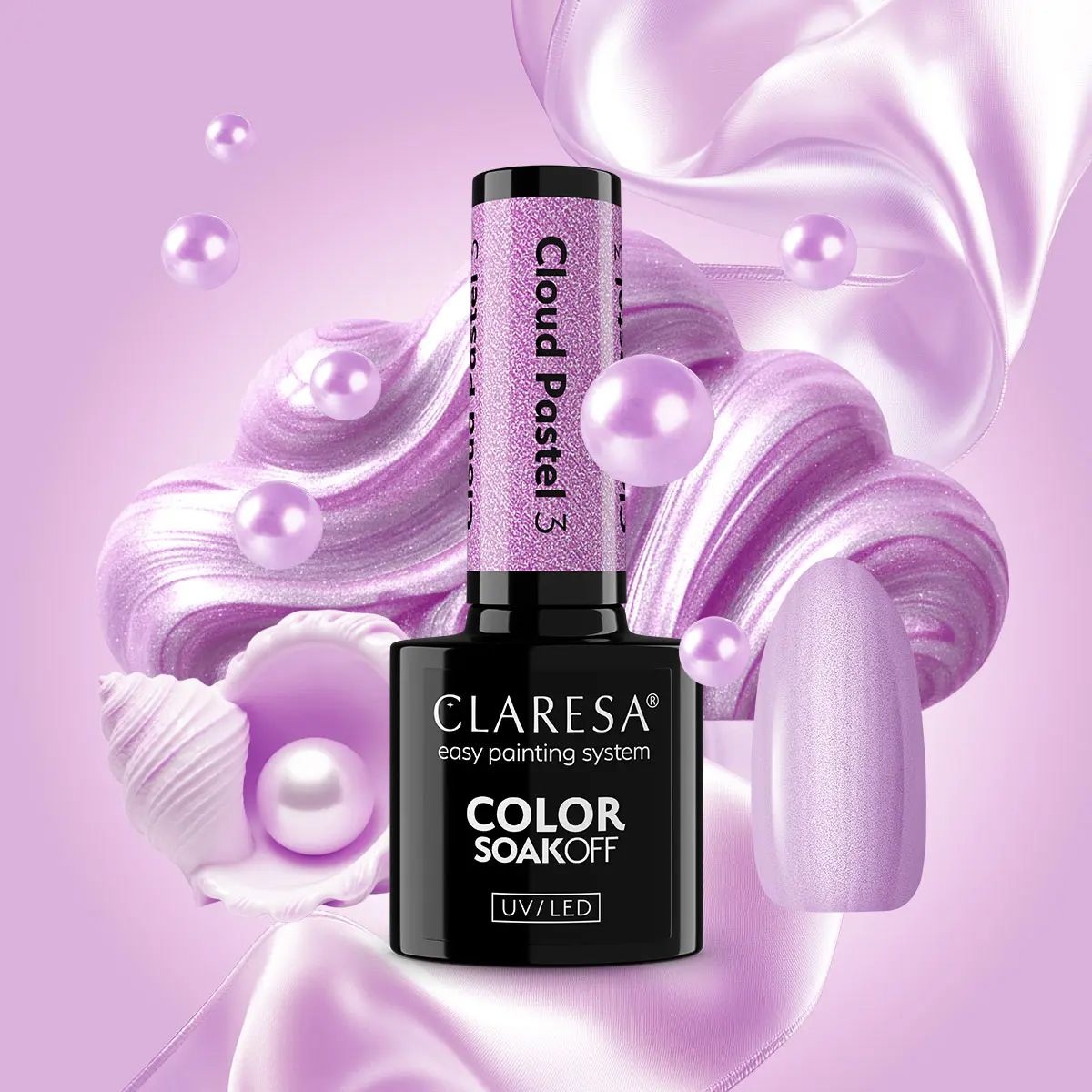 Claresa uv led gellak 5ml cloud pastel 3