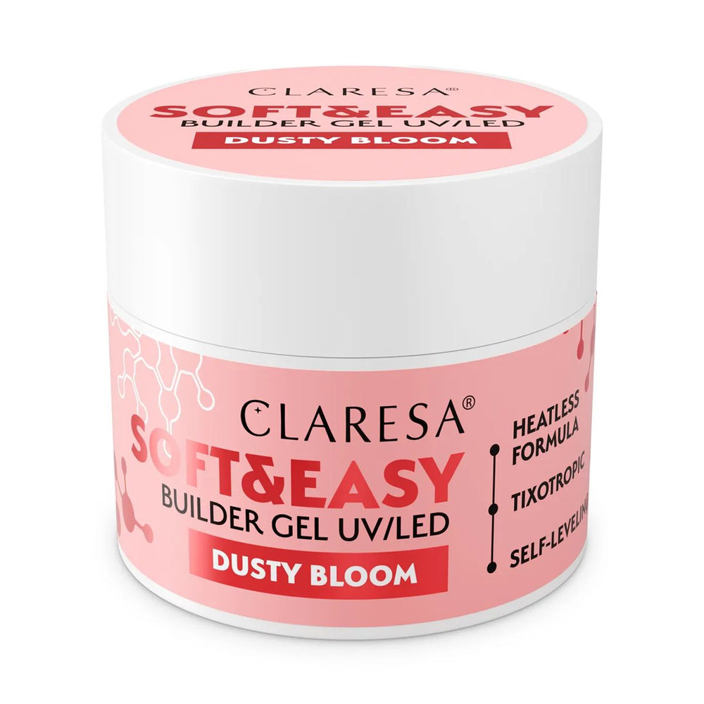 Claresa keratine soft easy builder gel dusty bloom 45gr.