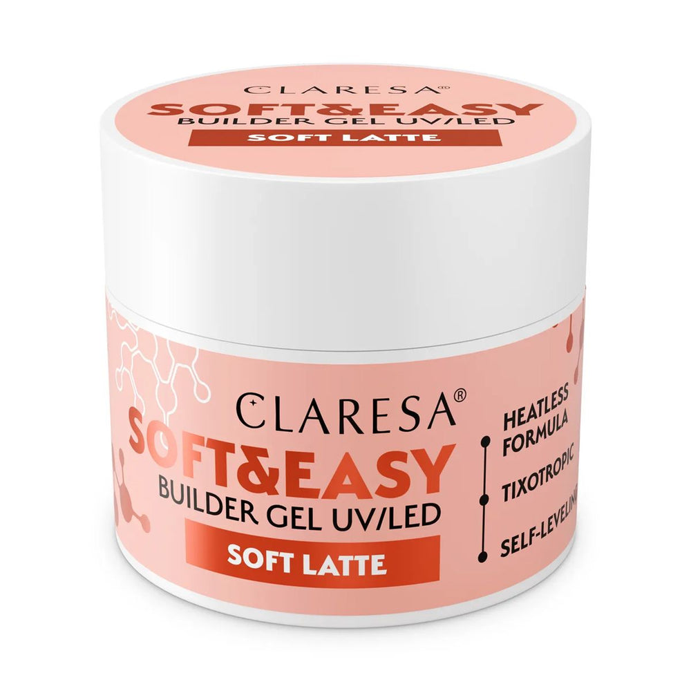 Claresa keratine soft easy builder gel soft latte 45gr.