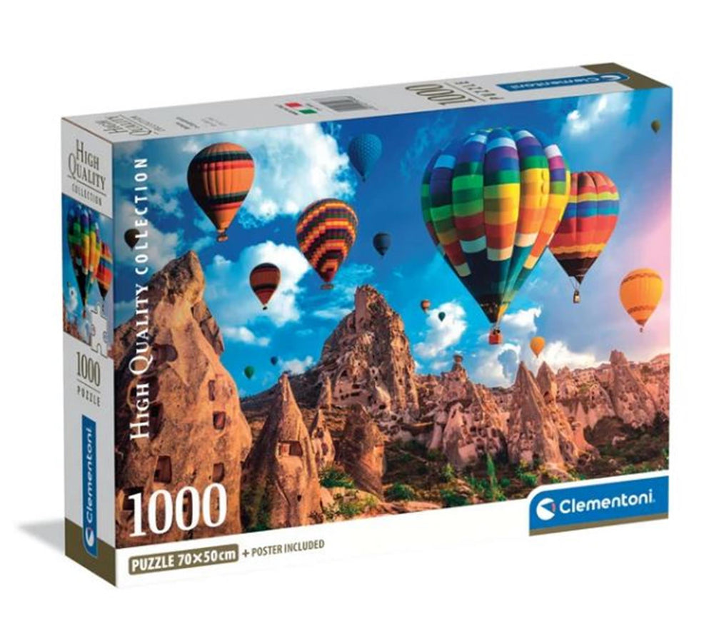 Clementoni puzzel 1000 stukjes balloons in cappadocia