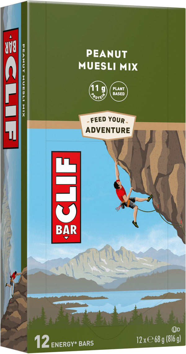 Clif bar energy bar 12x68g box | white chocolate macadamia nut