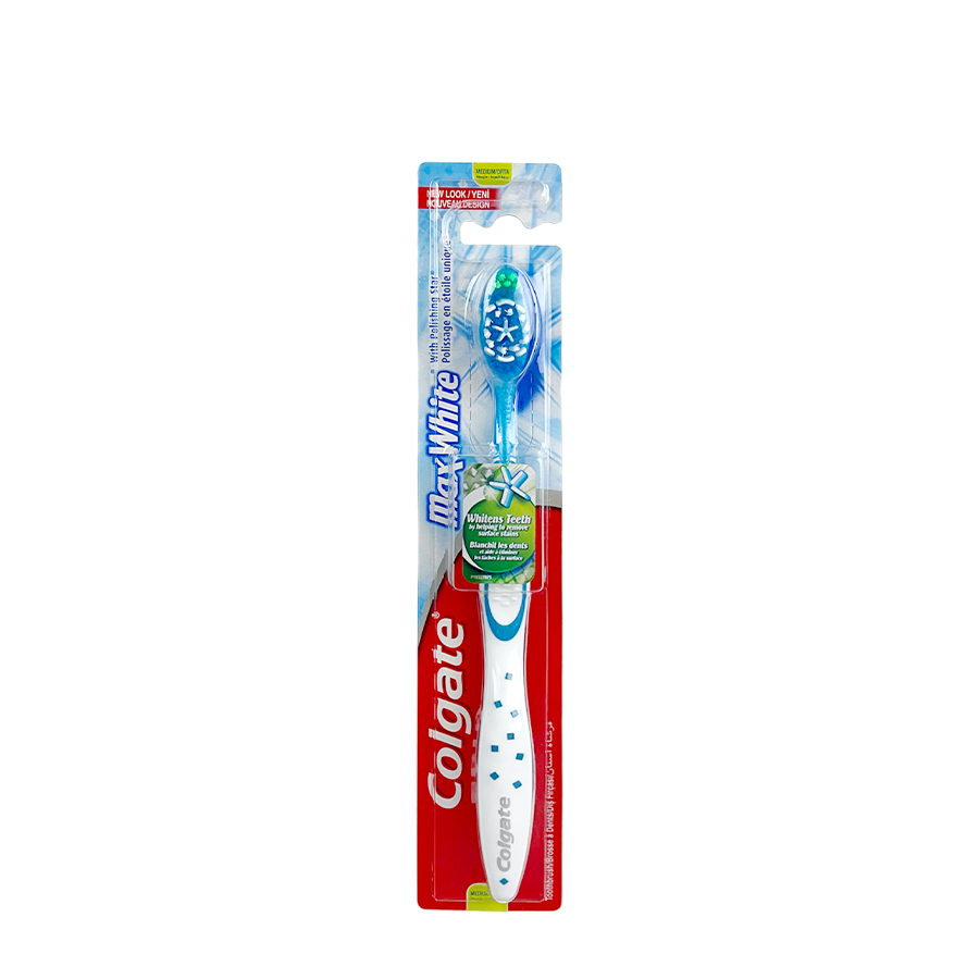 Colgate tandenborstel max white medium