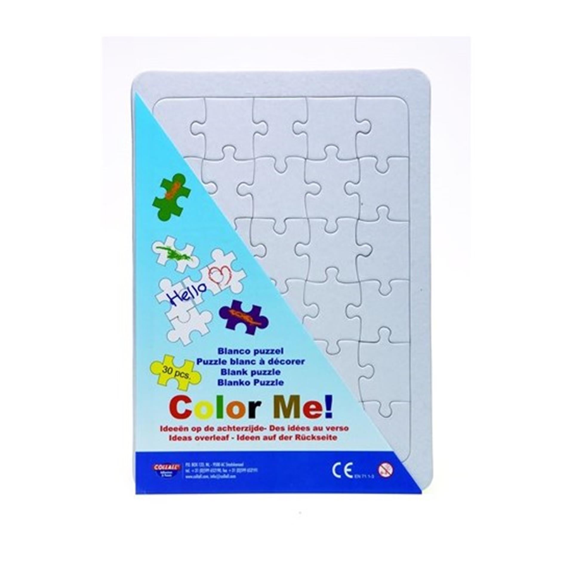 Collall blanco puzzel a4 30pcs