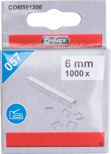 Connex nietjes b com500114 200 6mm 1000st - com501206