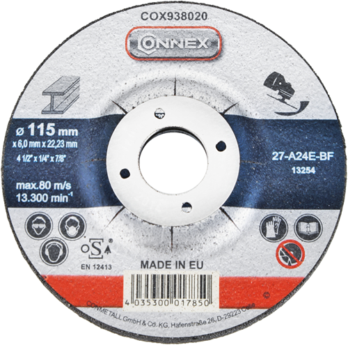 Connex afbraamschijf metaal 115mm - cox938020