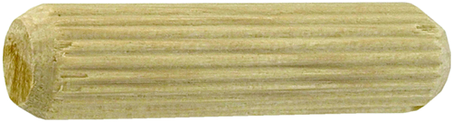 Connex houten deuvel geribbeld 6x30 50st - com900101