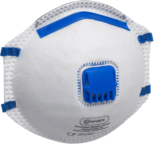 Connex stofmasker ffp2v en149 5st - coxt939124