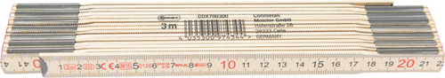 Connex vouwmeter 3m hout euro - cox700300