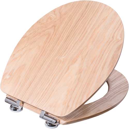 Cornat wc-bril hout ligna+ sc eik - ksligesc