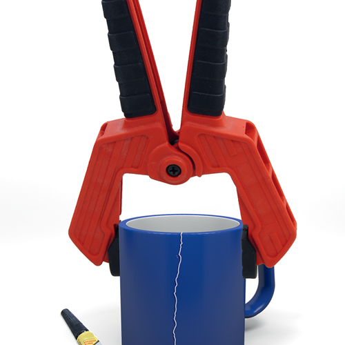 Connex lijmklem 5cm kunststof - cox864450