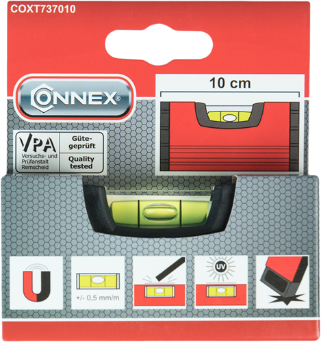 Connex mini-waterpas magnetisch 10cm - coxt737010