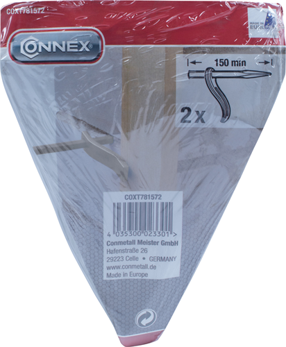 Connex betonhaak 160mm gehard (2st) - coxt781572
