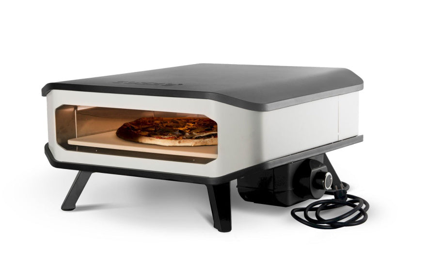 Elektrische pizzaoven 17'' met pizzasteen 2200W zwart