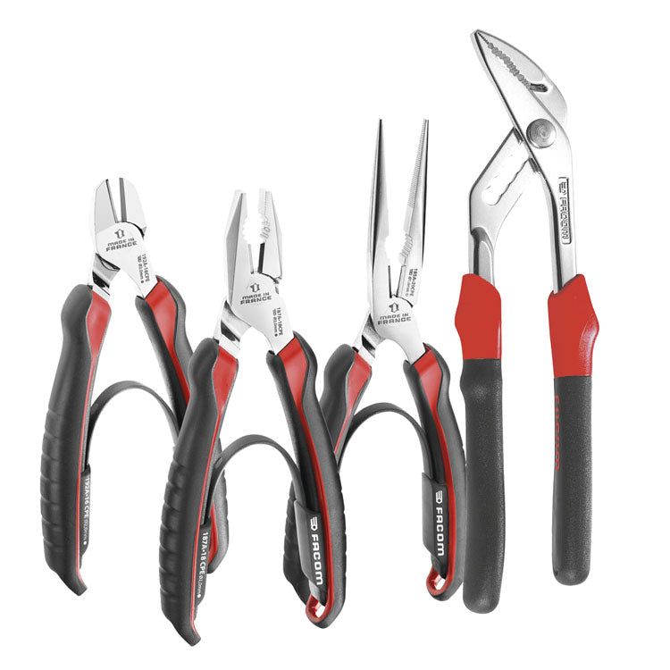 Facom cpe.a1 tangenset | ergonomische grepen | 4-delig - cpe.a1pb