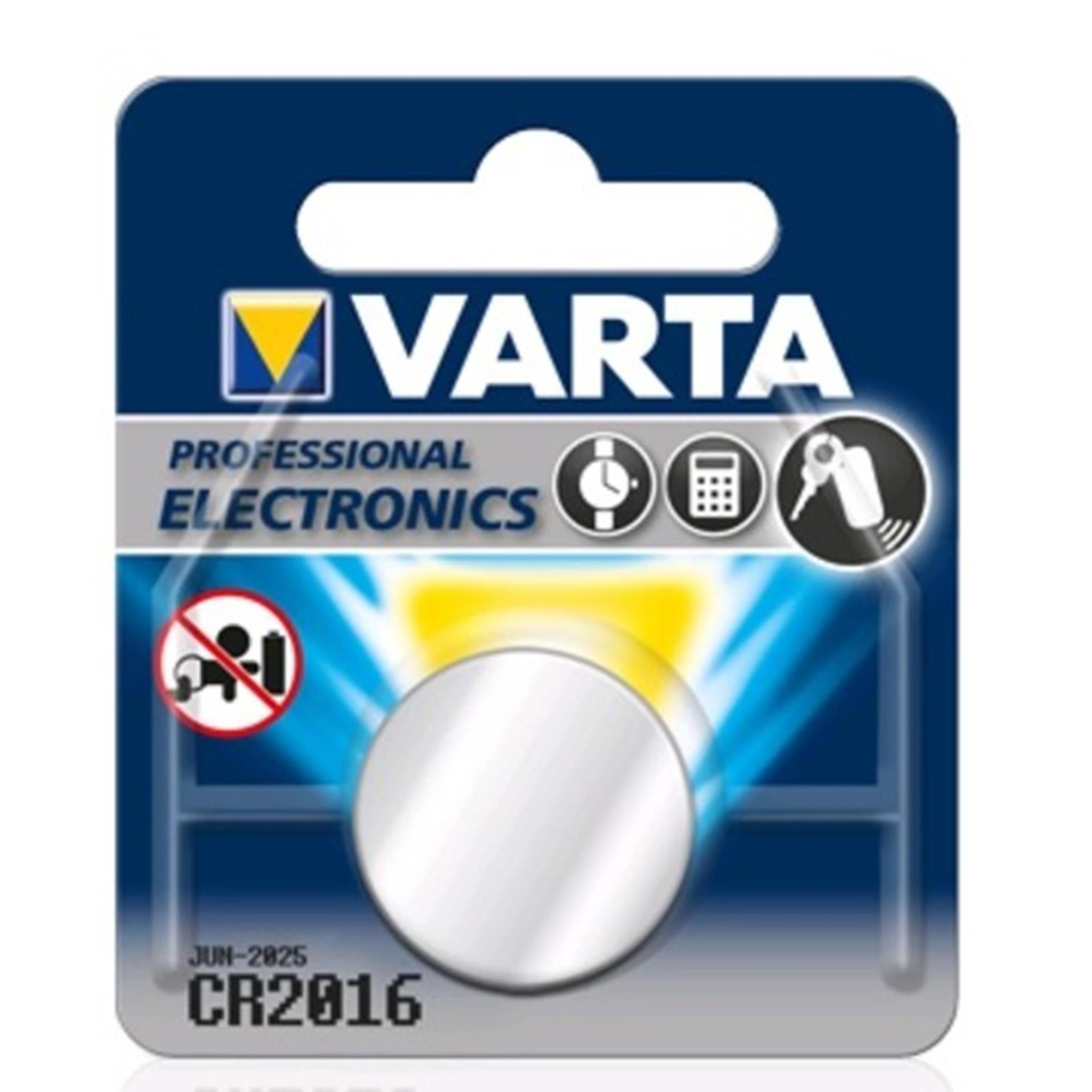Varta accu coin cell cr2016 lithium 3v 1 blister