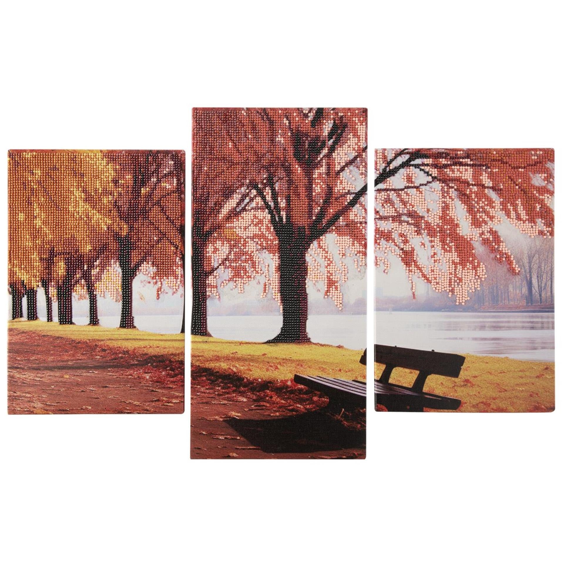 Craft id diamond painting drieluik landschap