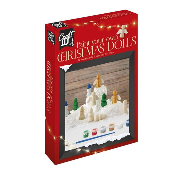 Grafix craft ID paint your own wooden Christmas figures