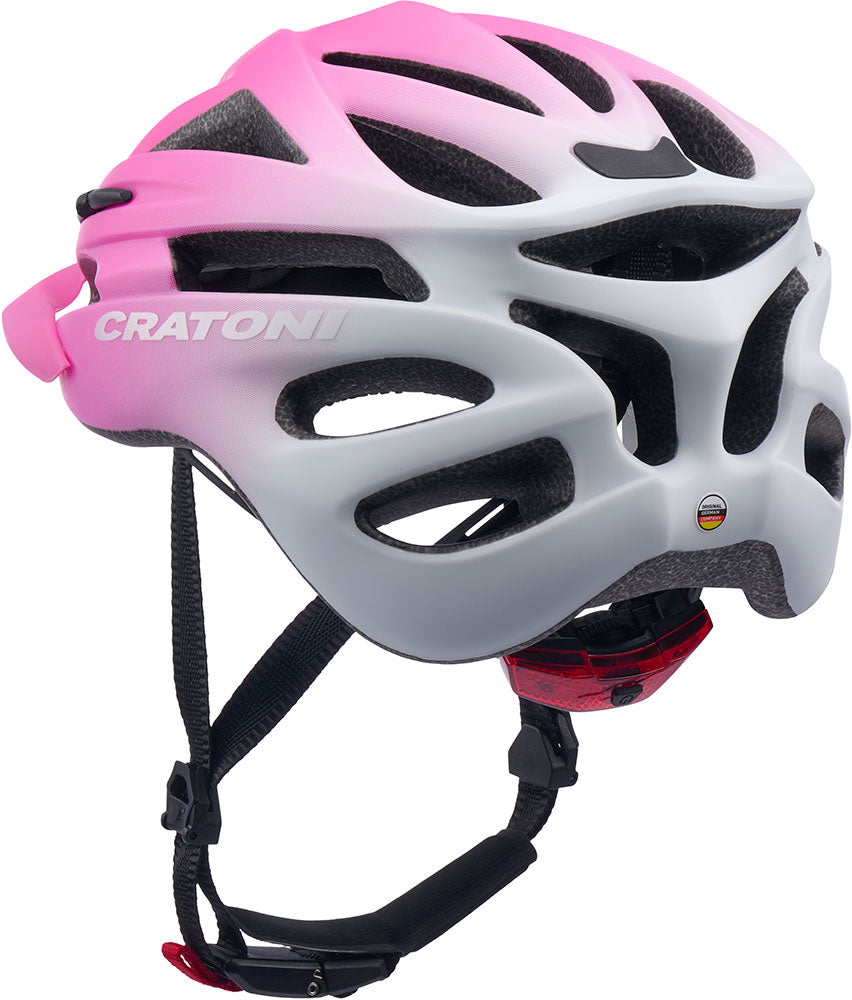Helm Cratoni Pacer Jr. Roze-Wit Mat Xs-S