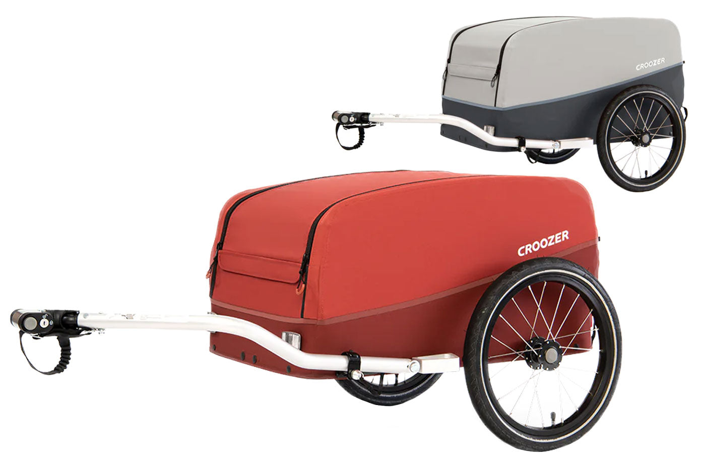 Croozer pakko cargo bicycle trailer | lava red
