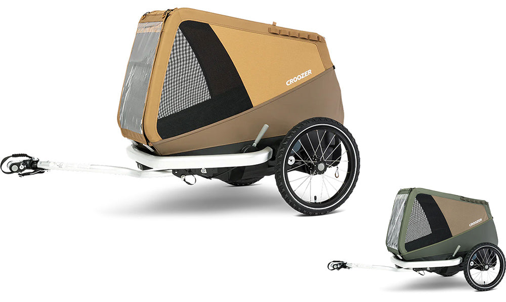 Croozer enna dog trailer | moss green
