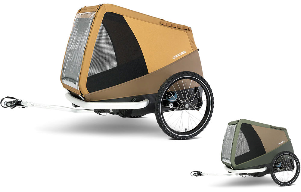 Croozer mikke dog trailer | moss green