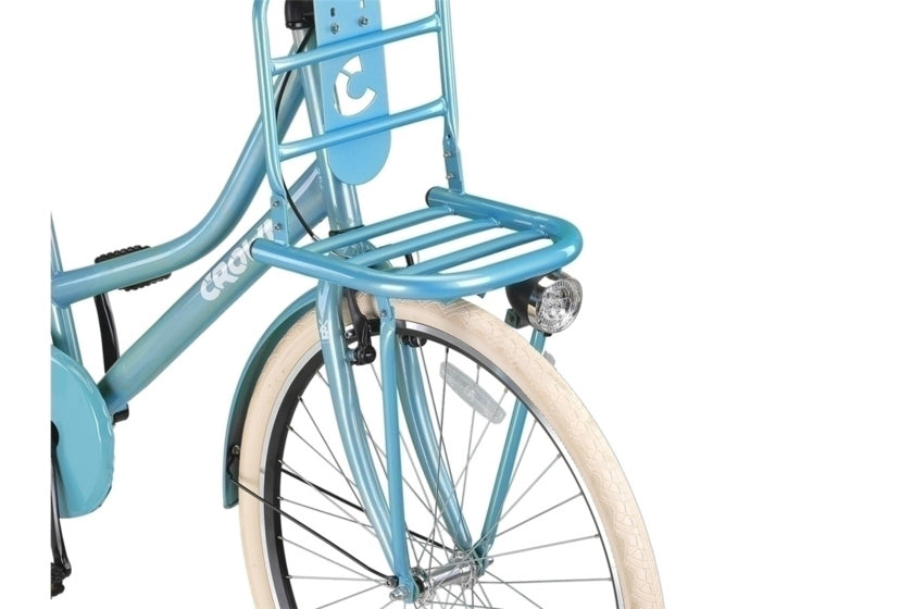 Crown holland 28 inch 53 cm dames terugtraprem lichtblauw