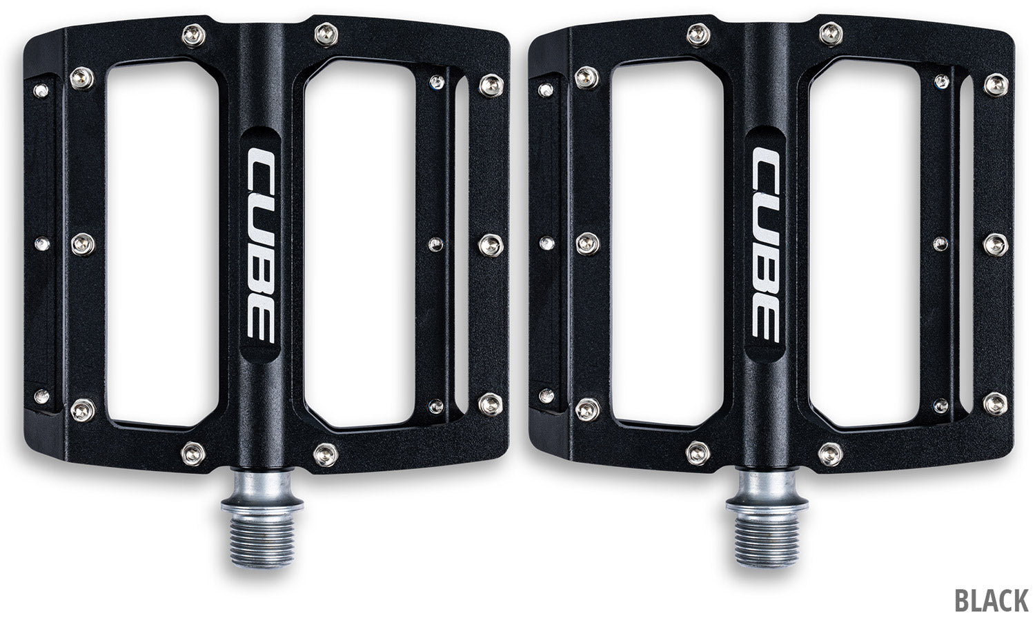 Cube all mountain flat pedals | red