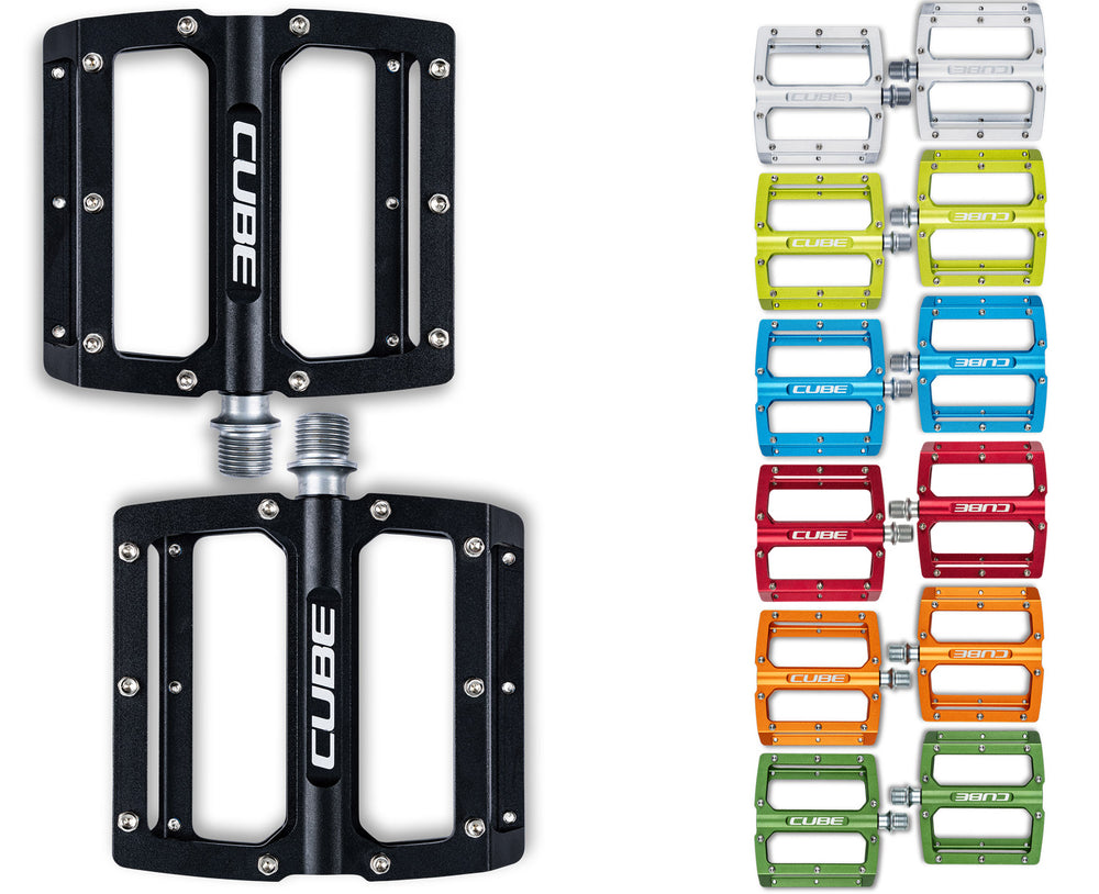Cube all mountain flat pedals | red