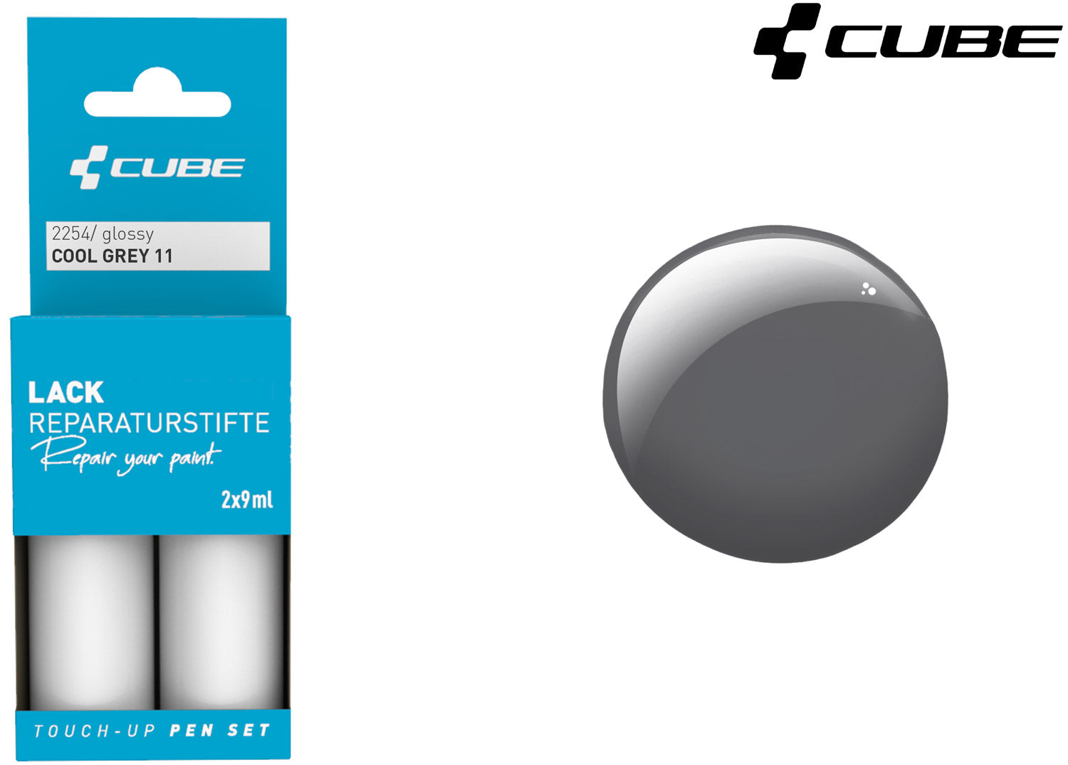 Cube touch-up pen set cool grey 11