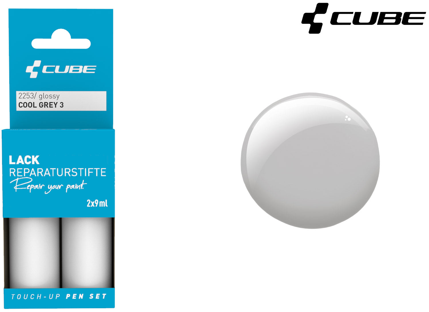 Cube touch-up pen set cool grey 3 | matt