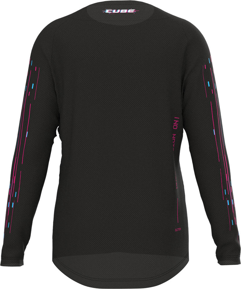 Cube glitch - mtb long sleeve jersey | xxl