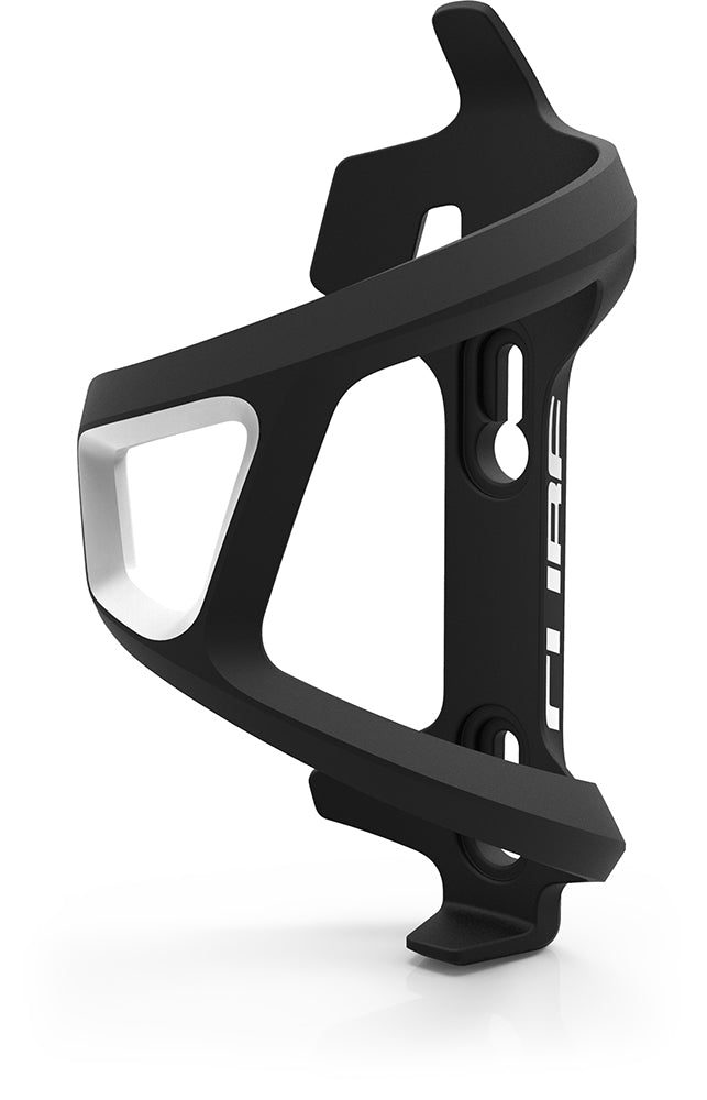 Cube hpp-sidecage bottle cage left | black´n´red