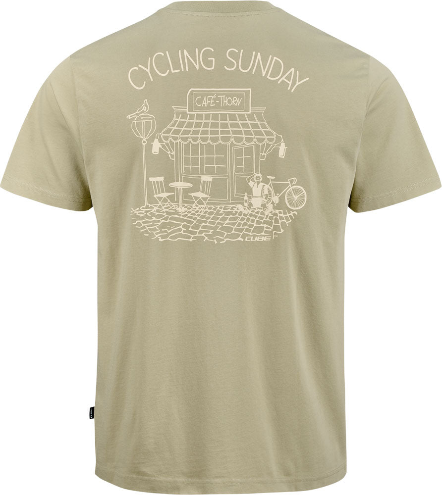 Cube organic cycling sunday gty fit - t-shirt | xxl