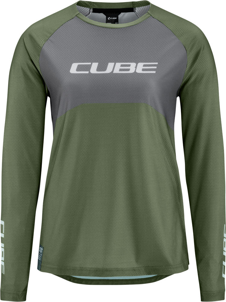 Cube vertex tm - women's long sleeve jersey | m