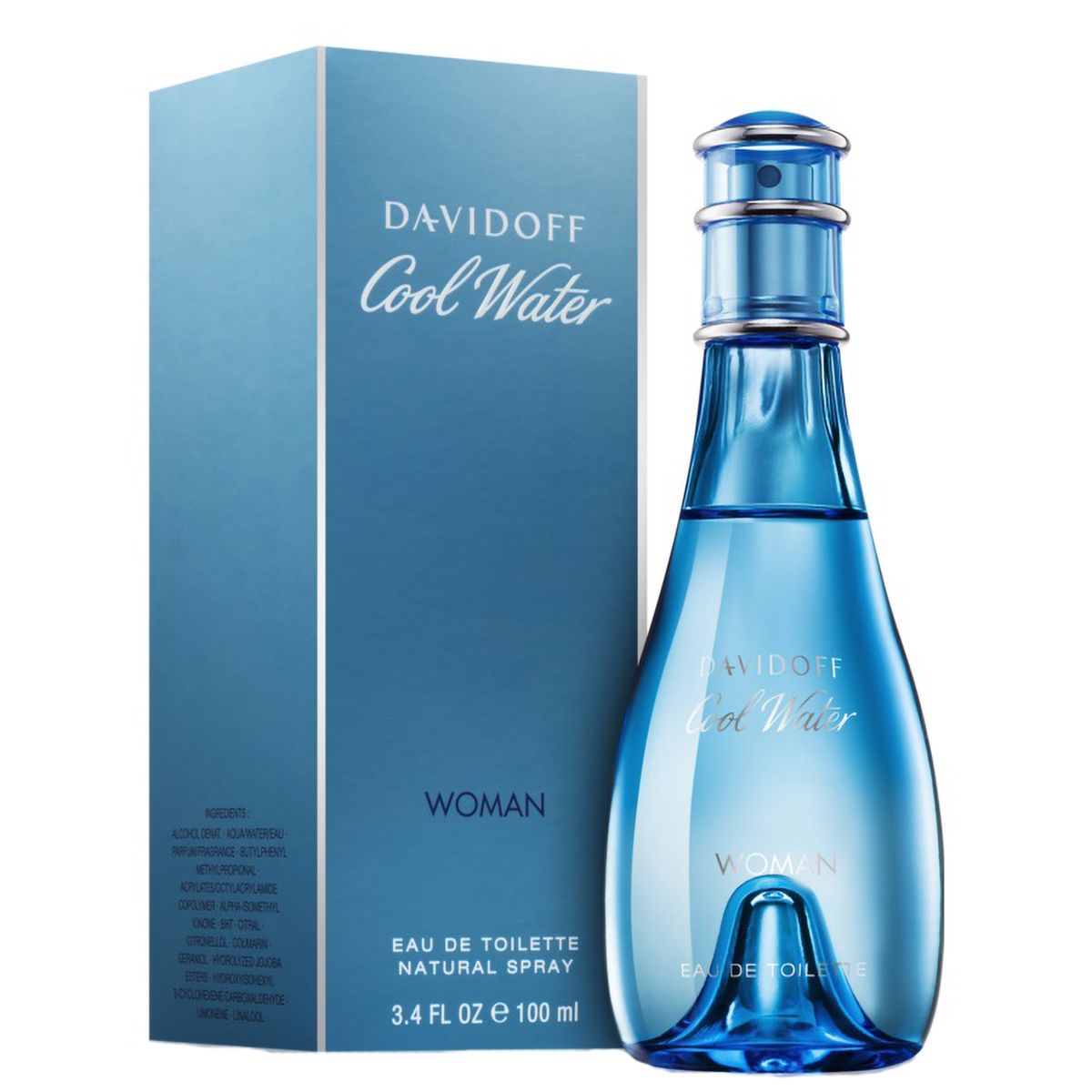 Davidoff eau de toilette spray coolwater vrouw 100ml dames