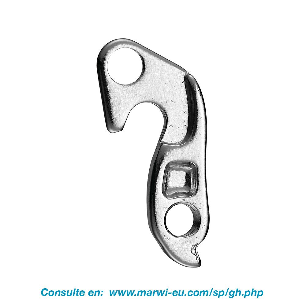 Union derailleurpad GH-089 met schroefset M8x0.75
