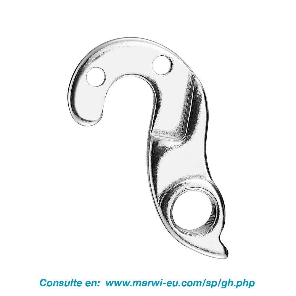 Union derailleurpad GH-135 met schroefset M4x0.7