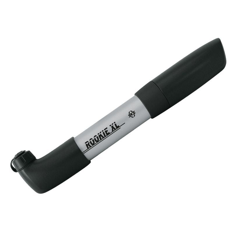 SKS Rookie XL zilveren minipomp. incl 2 punts pomphouder. geschikt voor alle ventielen